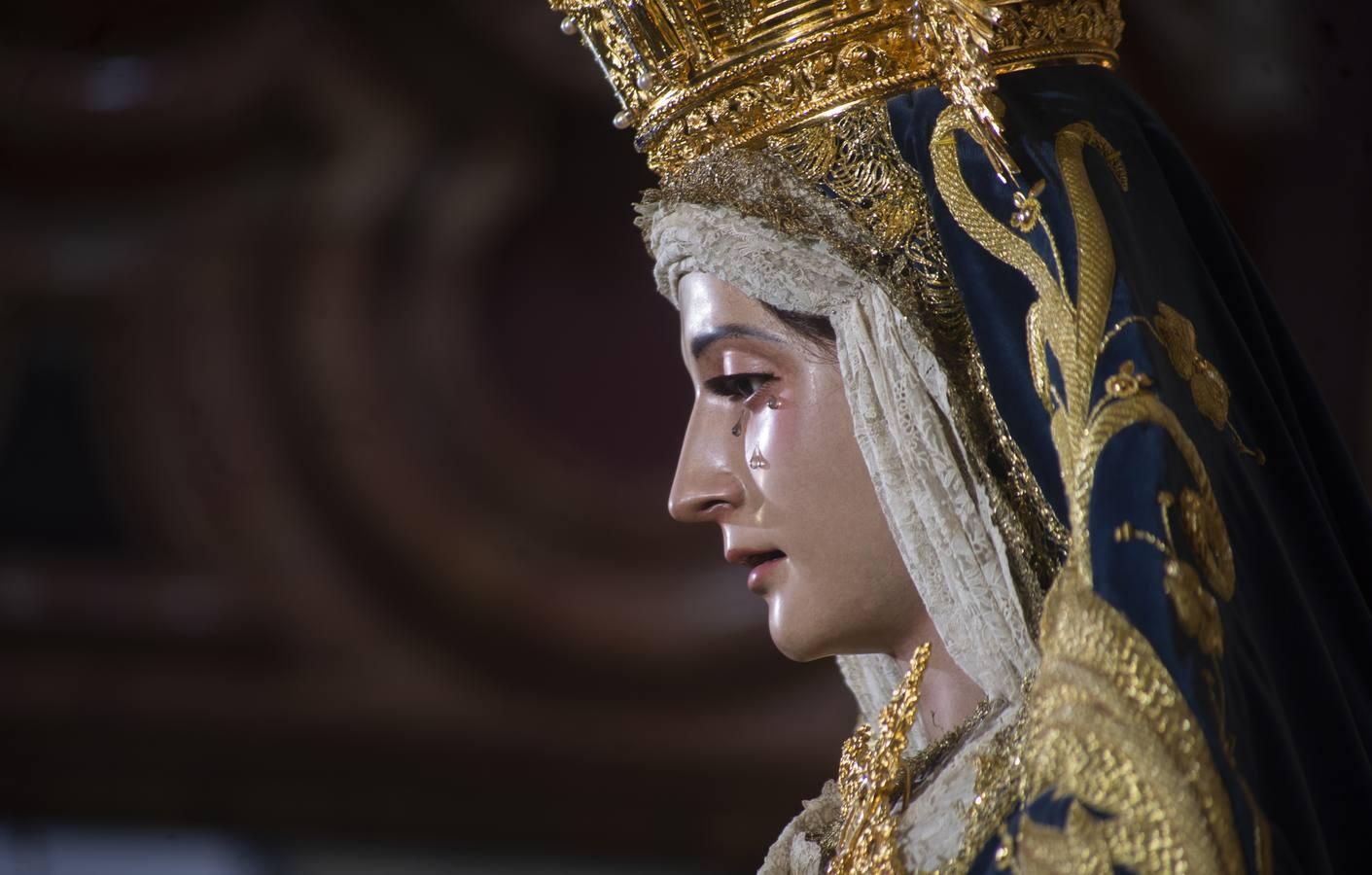 Las imágenes del «besamanos» de la Virgen de la Merced de Pasión