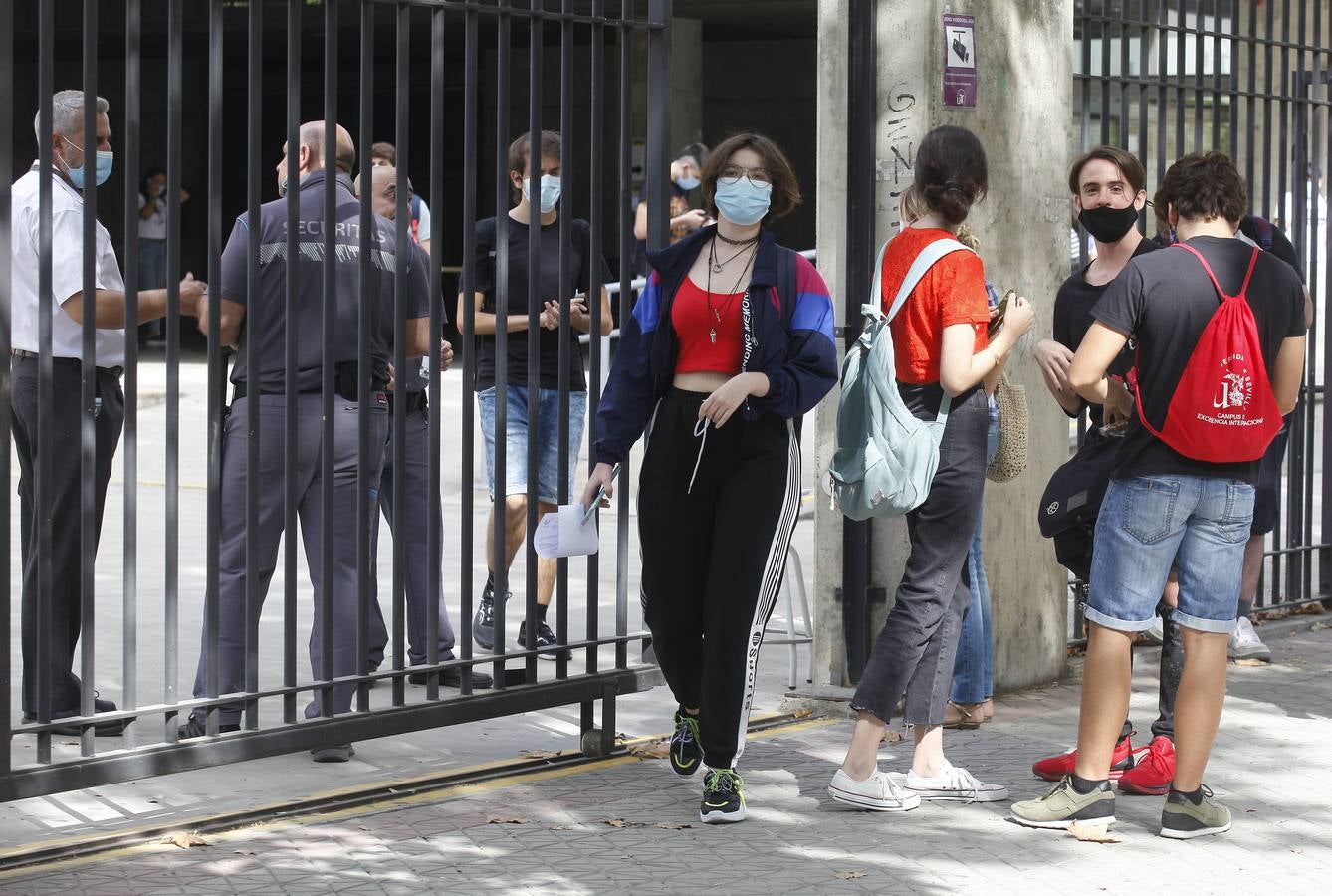 Así se han desarrollado los exámenes de Selectividad en Sevilla