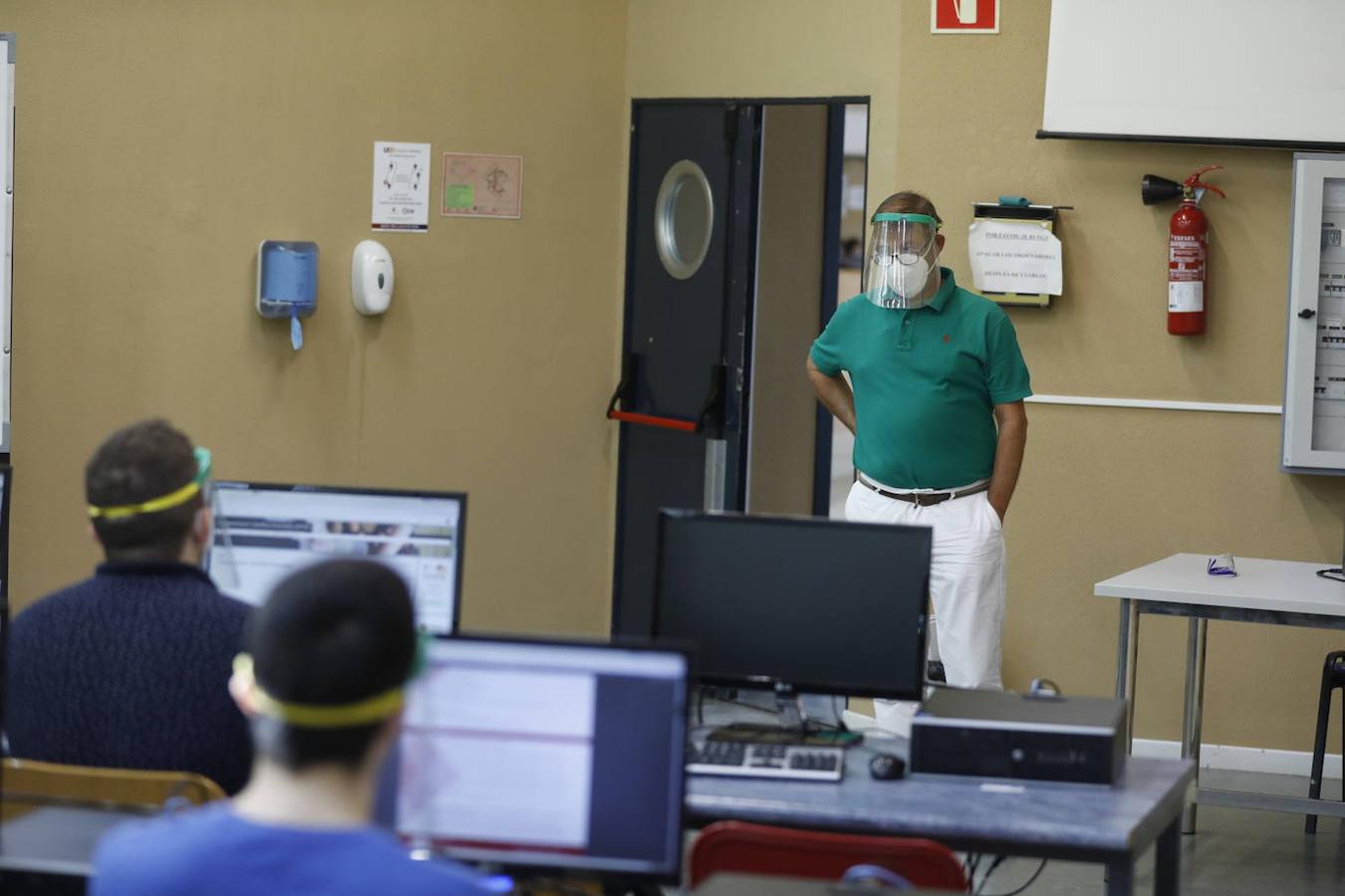 La vuelta a las clases de la Universidad de Córdoba, en imágenes