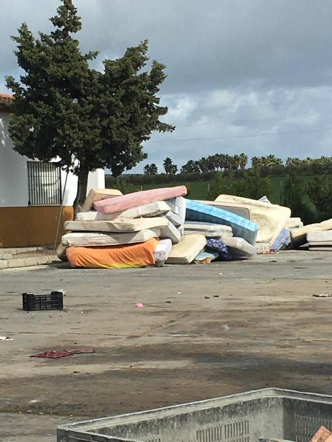 La planta de reciclaje de Estepa inflaba el peso de la basura