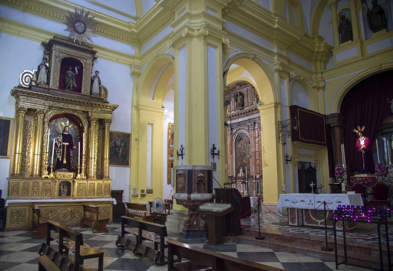 Los titulares del Beso de Judas reciben culto en la parroquia de San Ildefonso