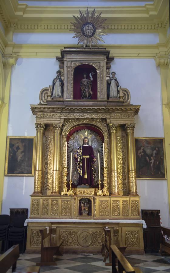 Los titulares del Beso de Judas reciben culto en la parroquia de San Ildefonso