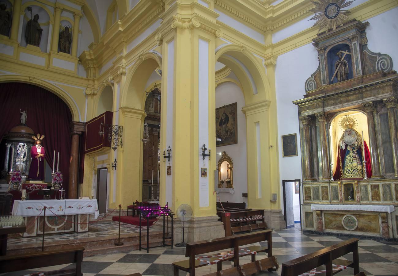 Los titulares del Beso de Judas reciben culto en la parroquia de San Ildefonso