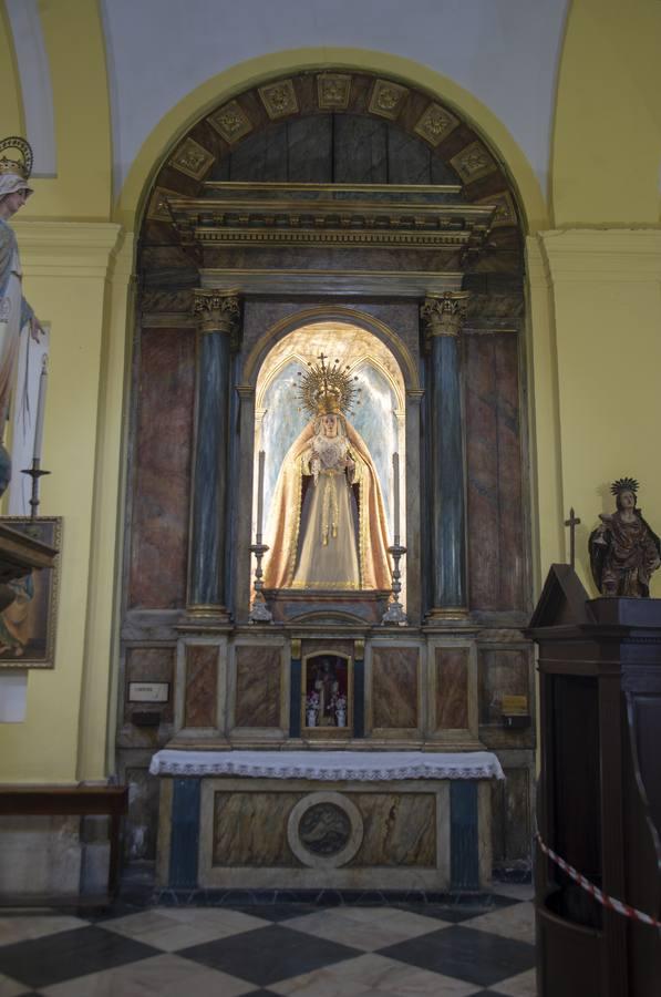 Los titulares del Beso de Judas reciben culto en la parroquia de San Ildefonso