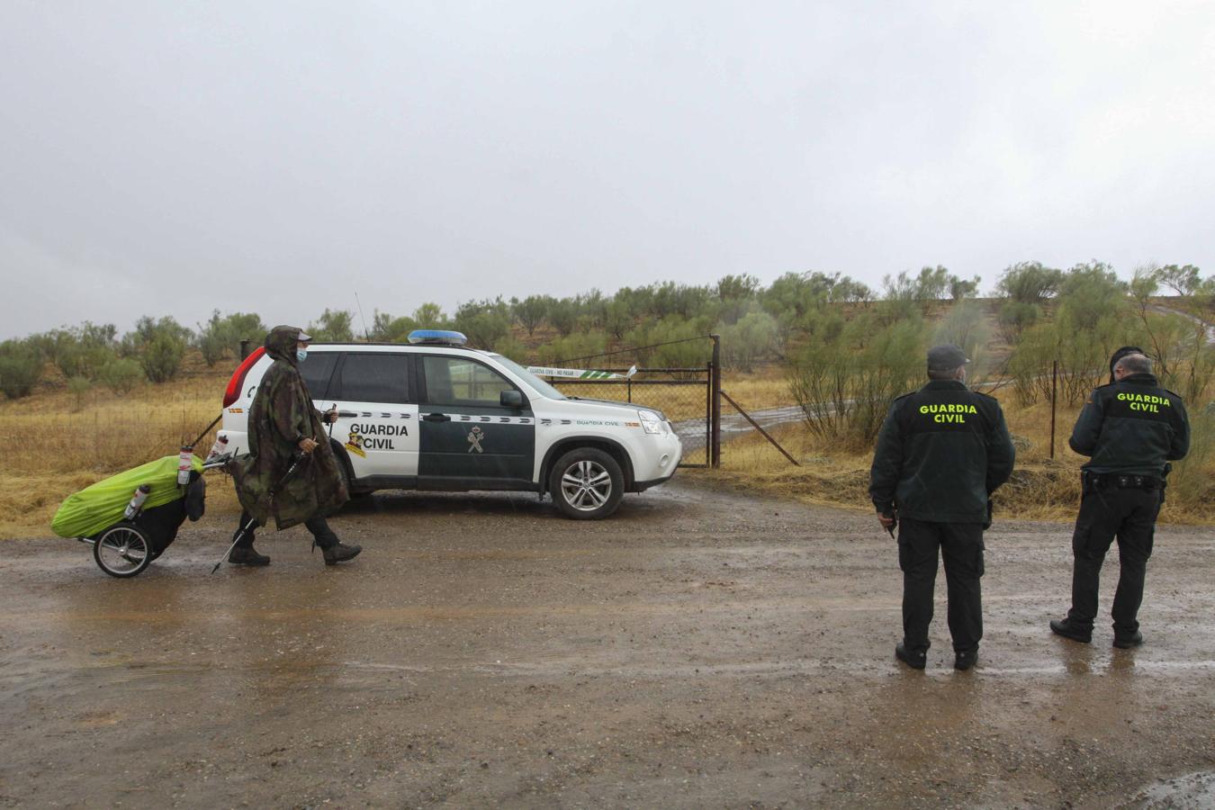 Entrada de la finca en la que el detenido habría confesado haber enterrado el cuerpo de Manuela Chavero. 