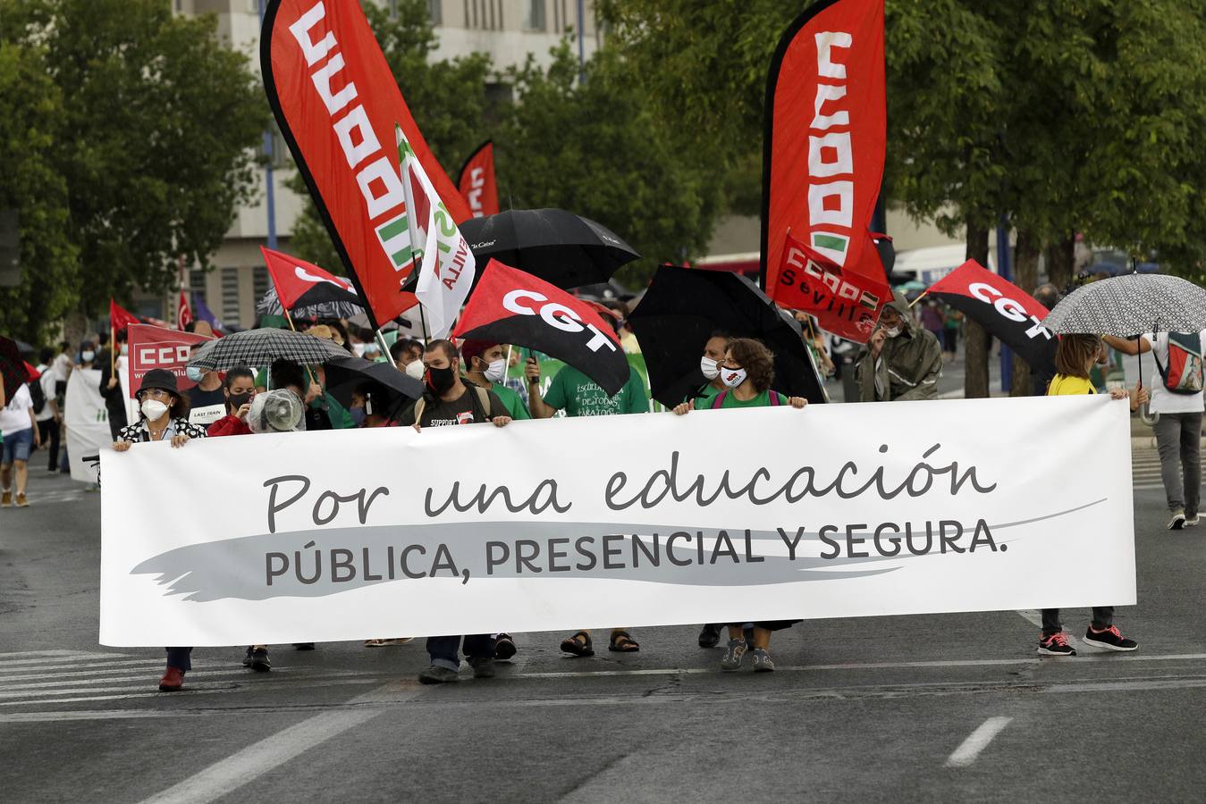 Menos de un cinco por ciento ha hecho huelga en Sevilla