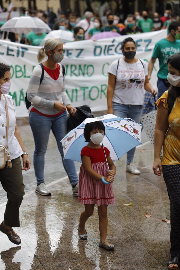 La protesta de Educación en Córdoba, en imágenes