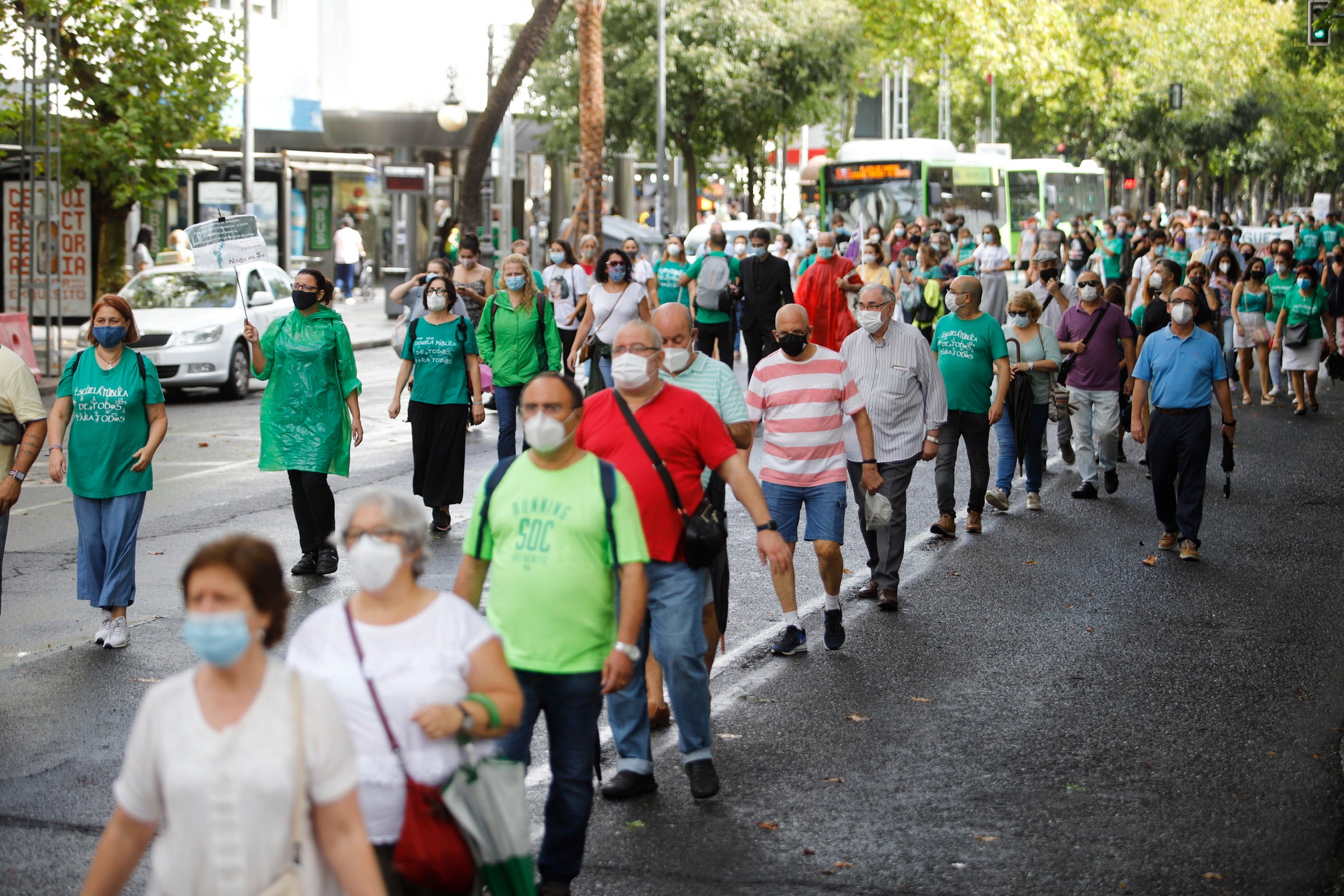 La protesta de Educación en Córdoba, en imágenes