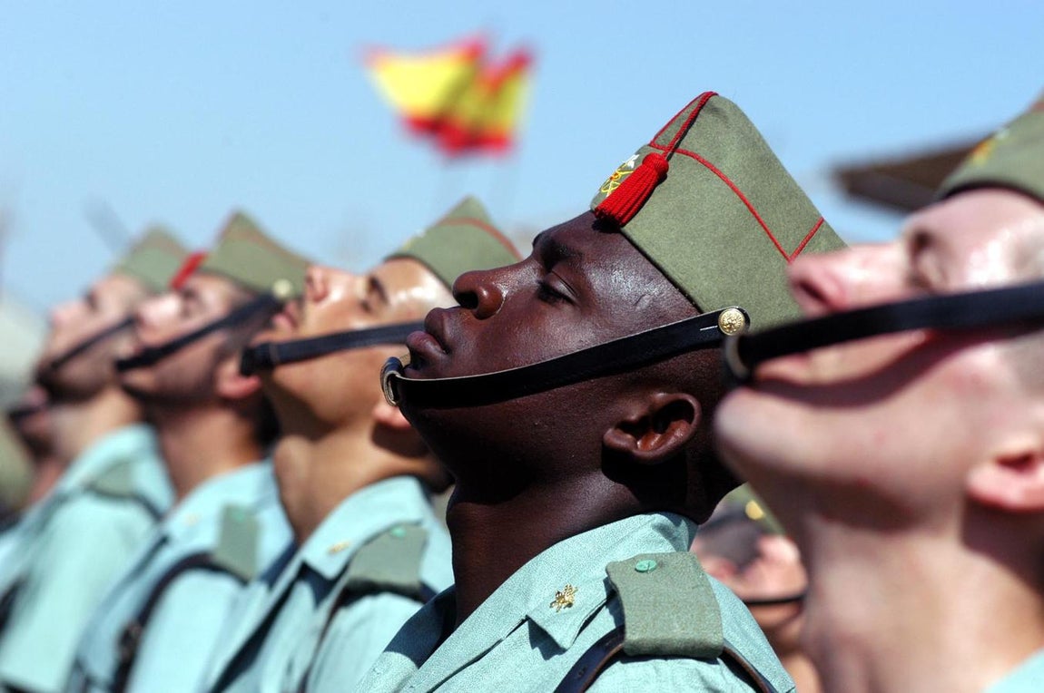 Apoyo logístico en misiones internacionales. Celebración en la Base España del 83 aniversario de la Legion en la base de Diwaniya, en Irak
