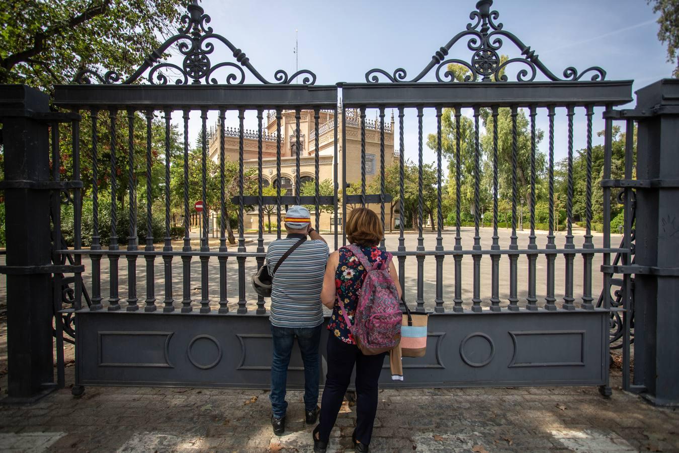 Los parques de Sevilla, cerrados desde el viernes