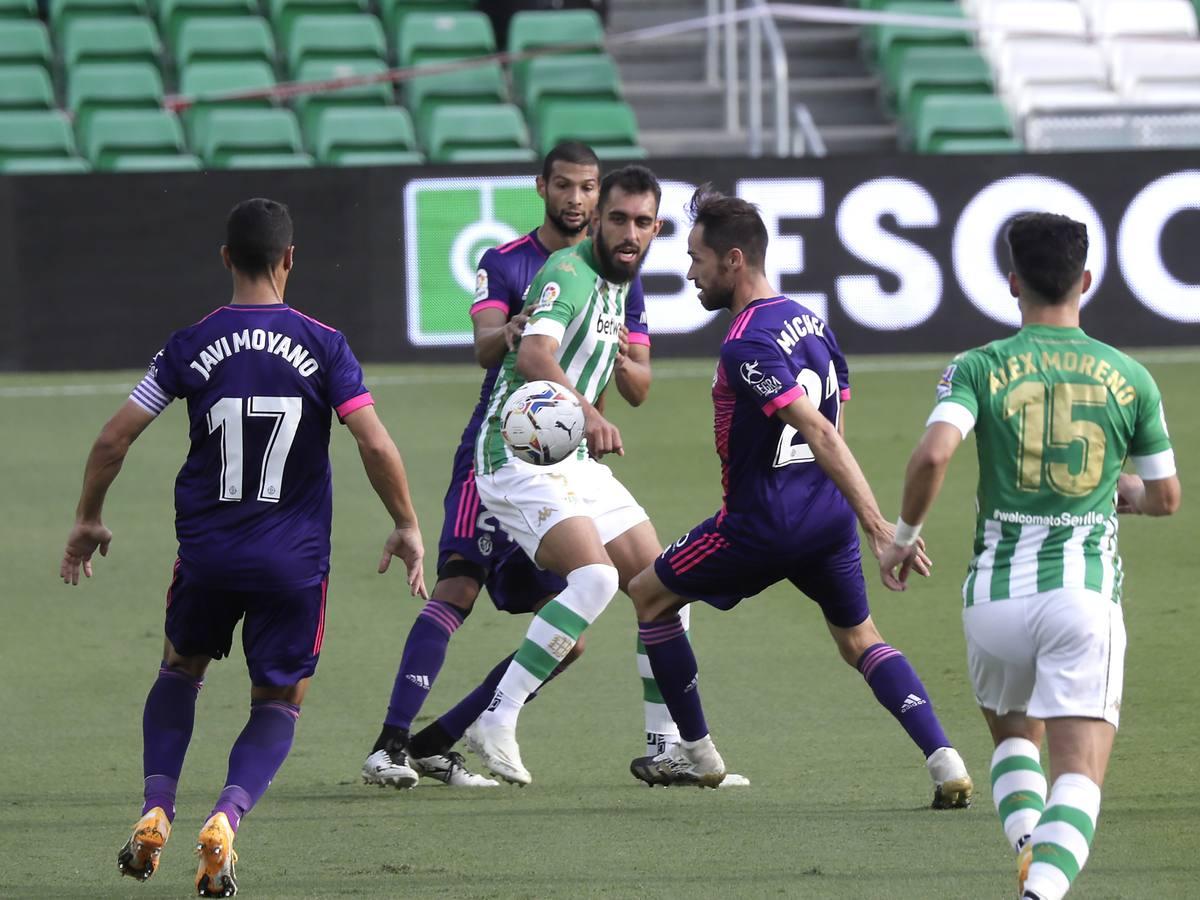 El partido Betis-Valladolid, en imágenes