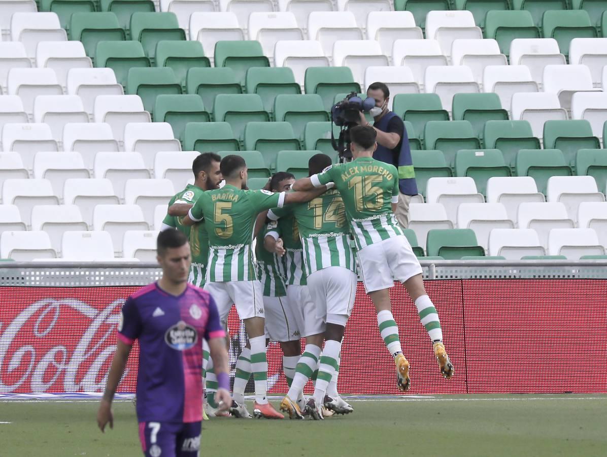 El partido Betis-Valladolid, en imágenes