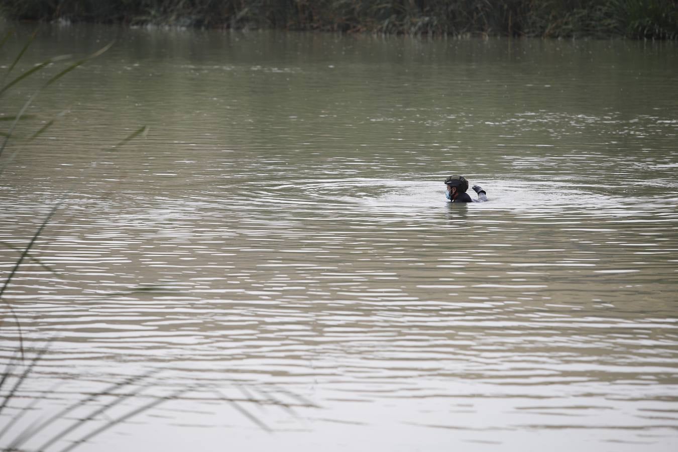 La búsqueda de José Morilla en el Guadalquivir, en imágenes