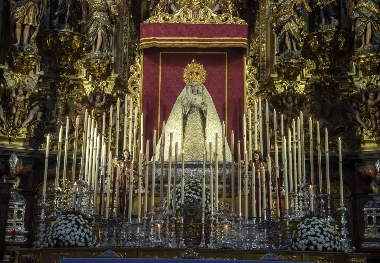 El altar de la Virgen de la Merced de Pasión