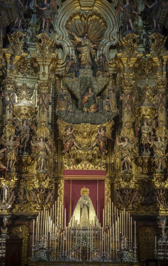 El altar de la Virgen de la Merced de Pasión