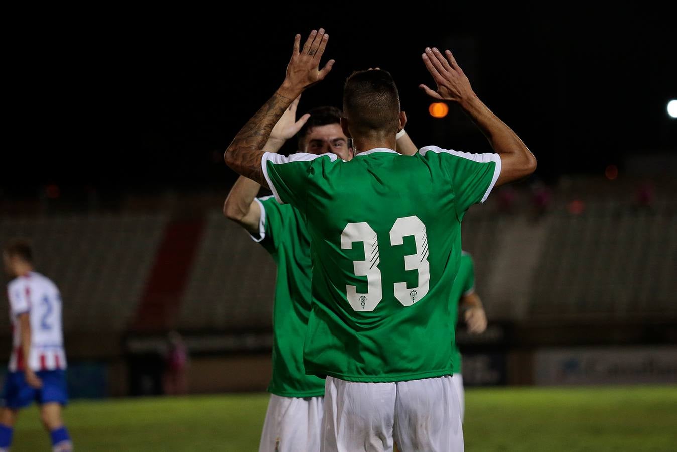 El Algeciras-Córdoba CF y la celebración de los goles, en imágenes