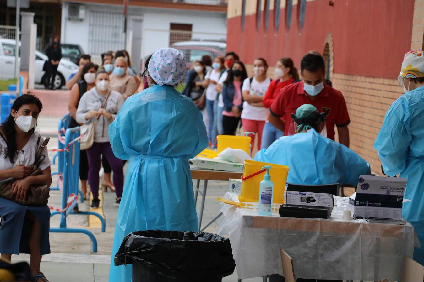 El cribado masivo de Lucena, en imágenes