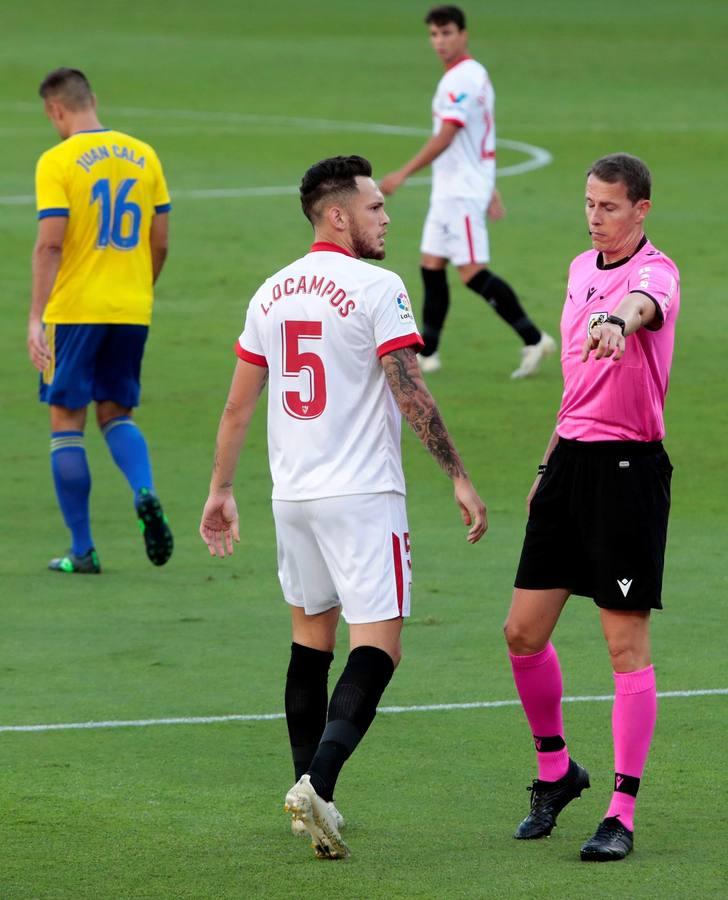 Las mejores imágenes del partido entre el Cádiz C.F. y el Sevilla F.C.