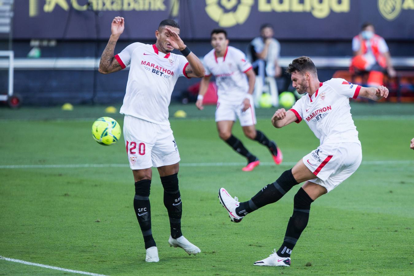 Las mejores imágenes del partido entre el Cádiz C.F. y el Sevilla F.C.