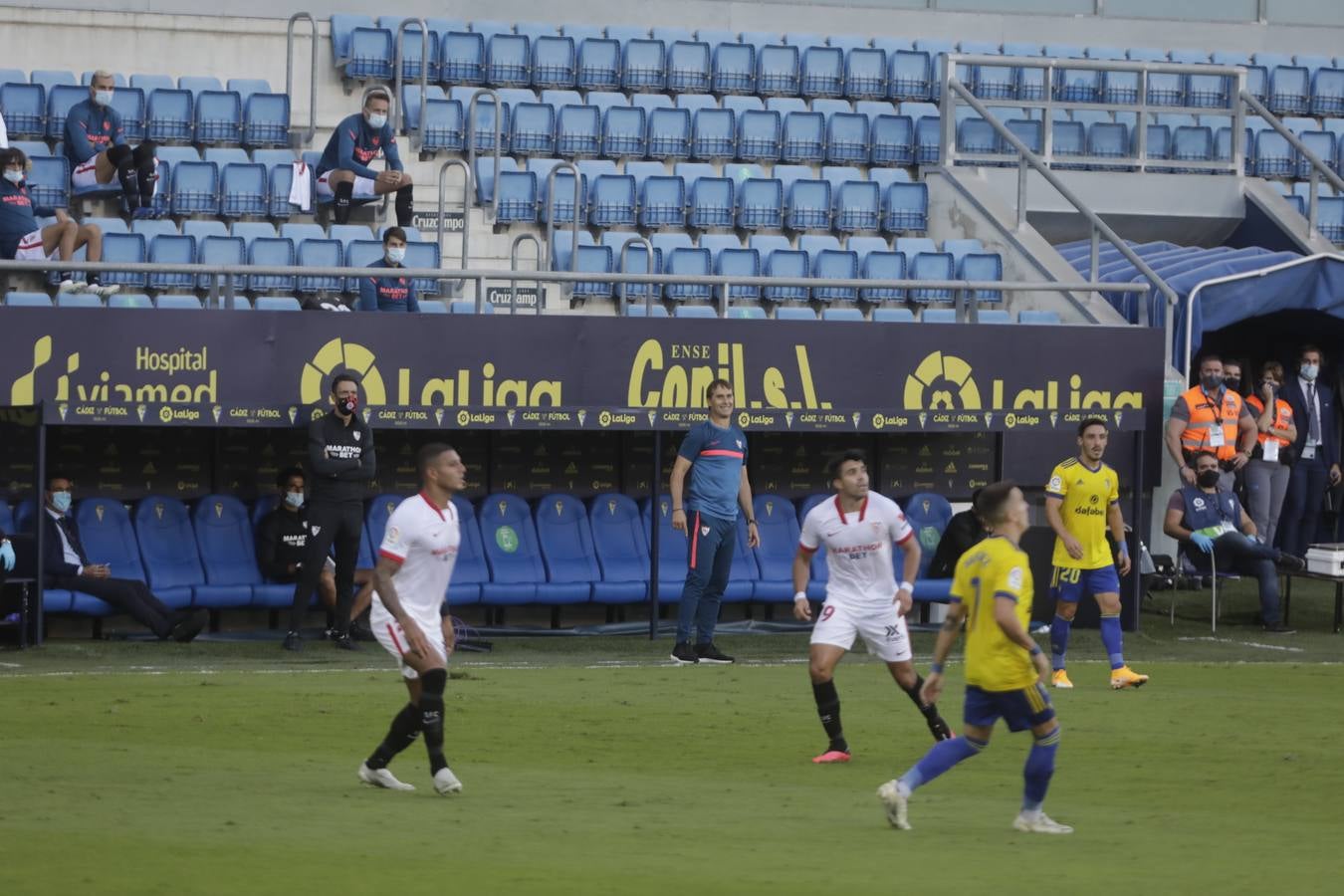 FOTOS: El partido Cádiz CF-Sevilla, en imágenes