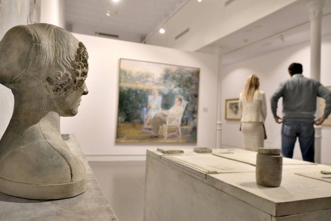 Inauguración de la exposición de Carmen Laffón en la Fundación Cajasol