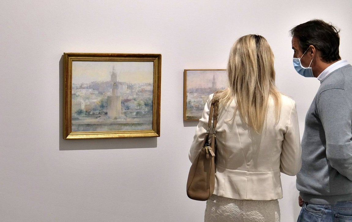 Inauguración de la exposición de Carmen Laffón en la Fundación Cajasol