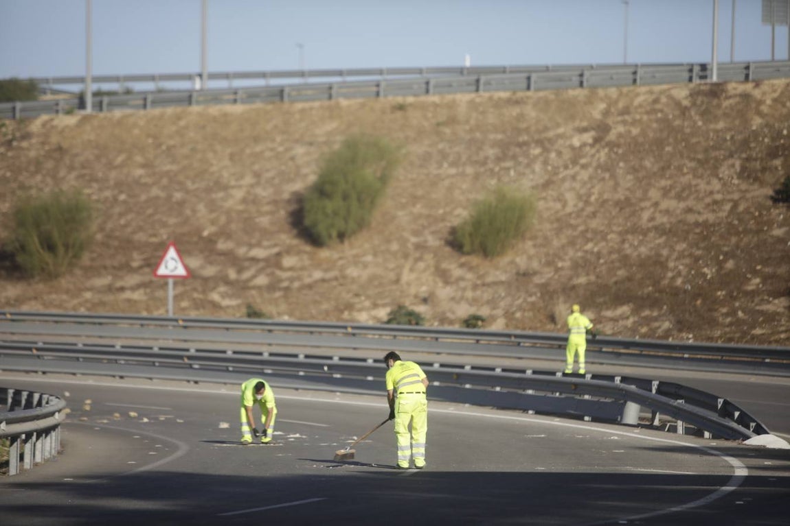 Las protestas en la factoría Alestis de Puerto Real