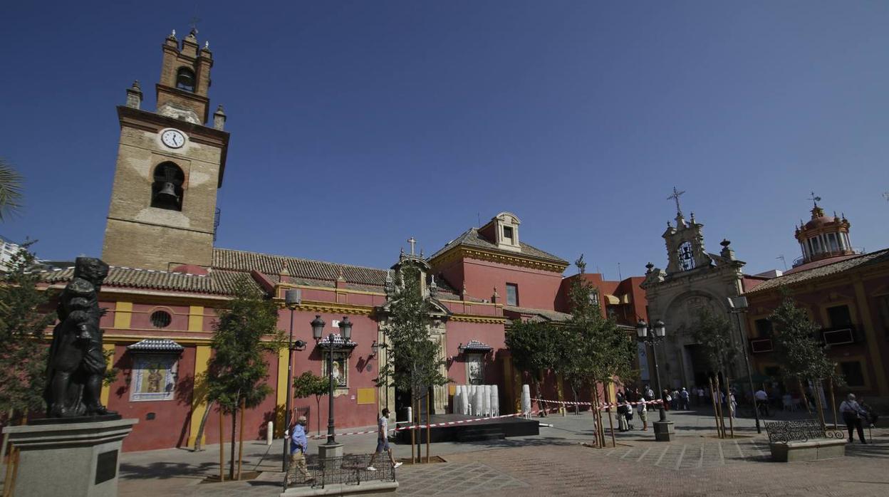 Los preparativos para la misa de aniversario del Gran Poder en Sevilla