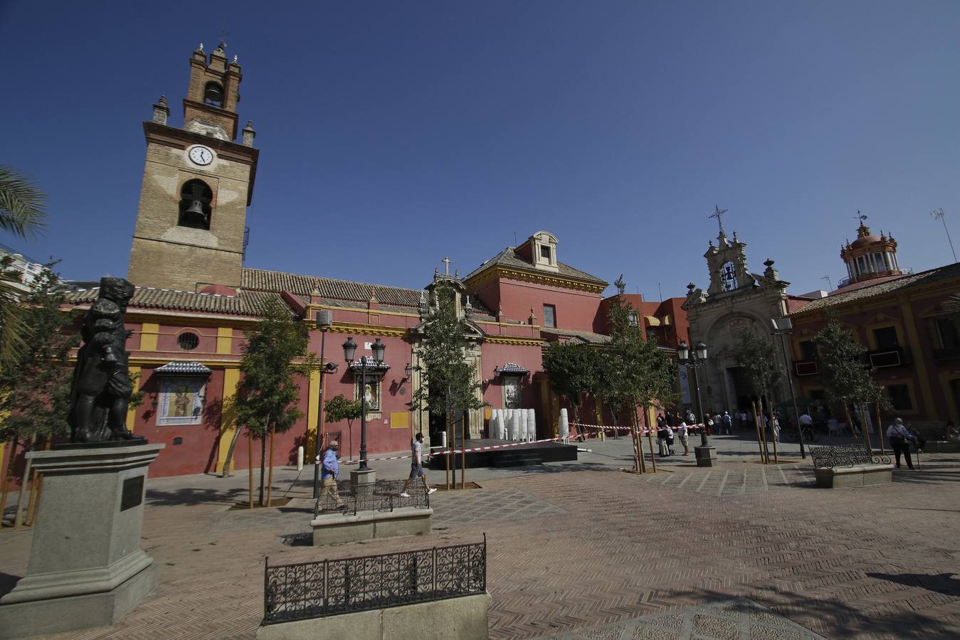 Los preparativos para la misa de aniversario del Gran Poder en Sevilla