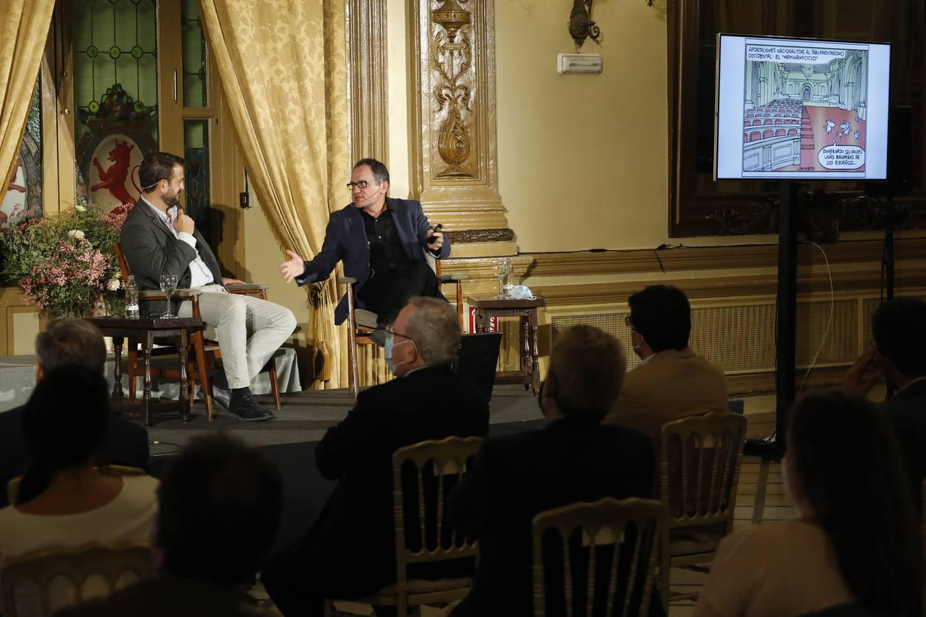 20 aniversario ABC Córdoba, el debate sobre humor gráfico en imágenes