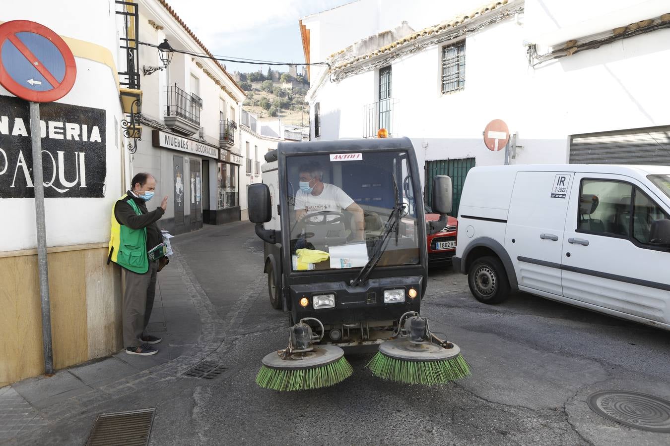 El primer día de confinamiento en Almodóvar del Río (II), en imágenes