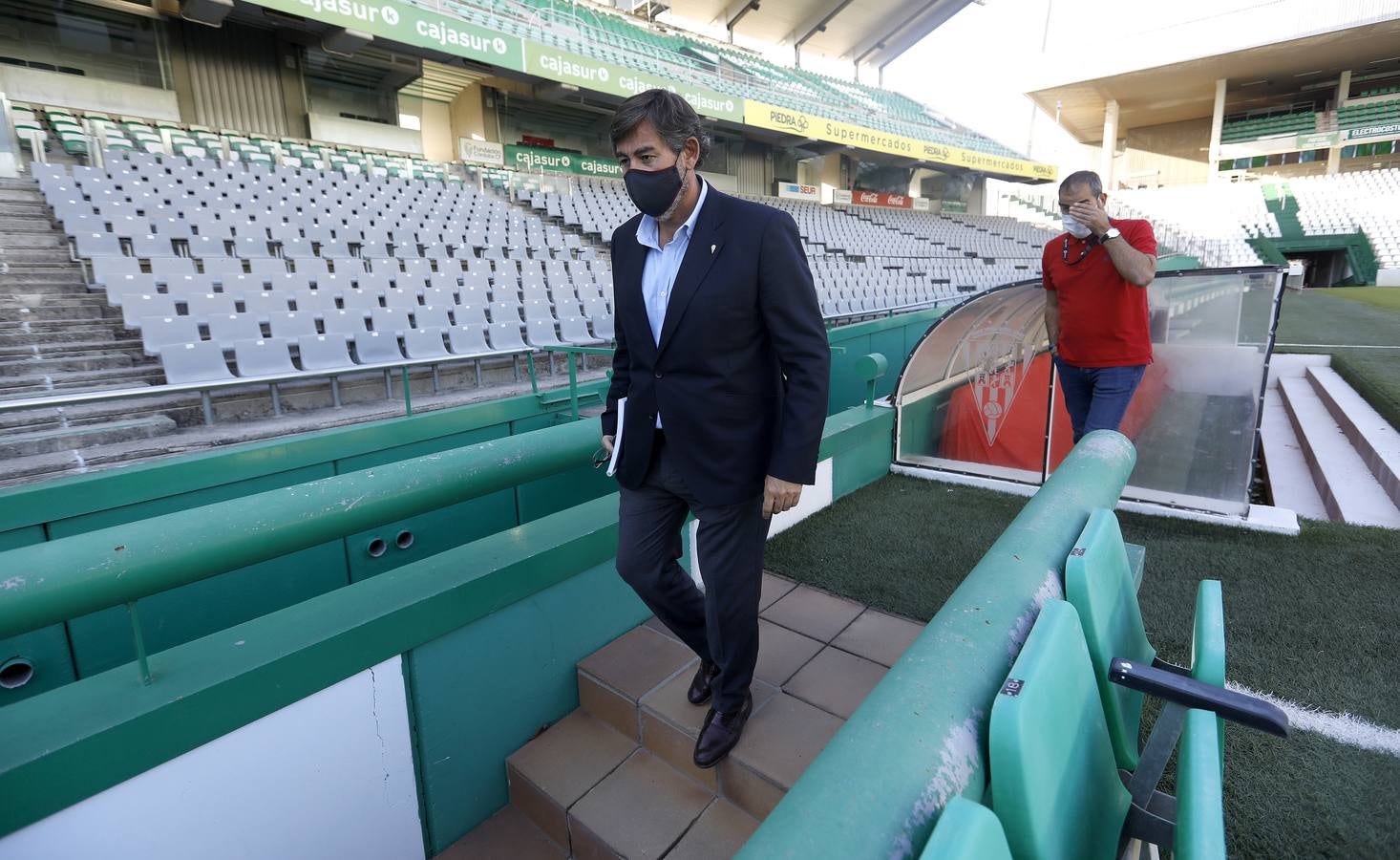 La presentación de Oyarzun y Salido en el Córdoba CF, en imágenes