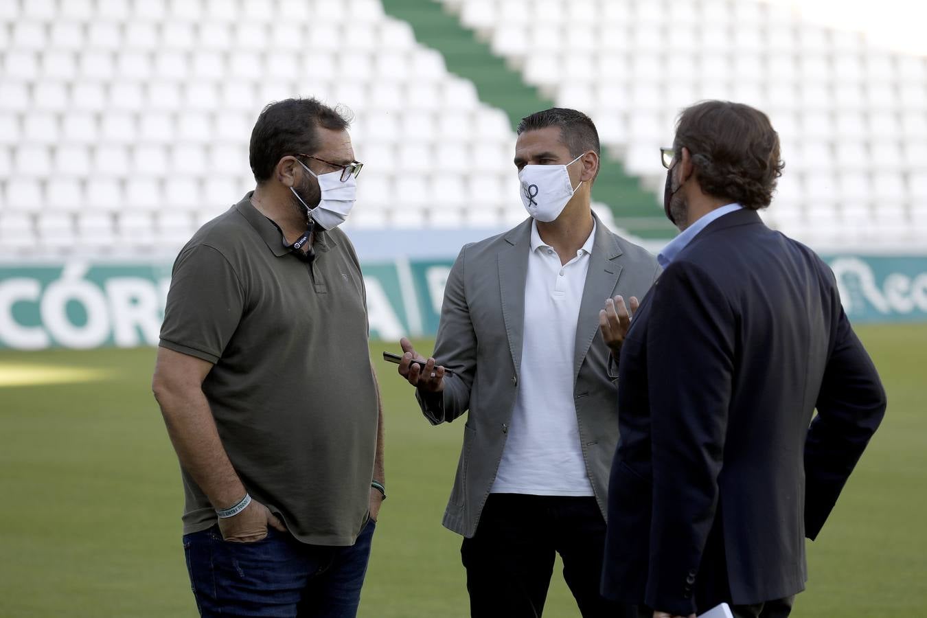 La presentación de Oyarzun y Salido en el Córdoba CF, en imágenes