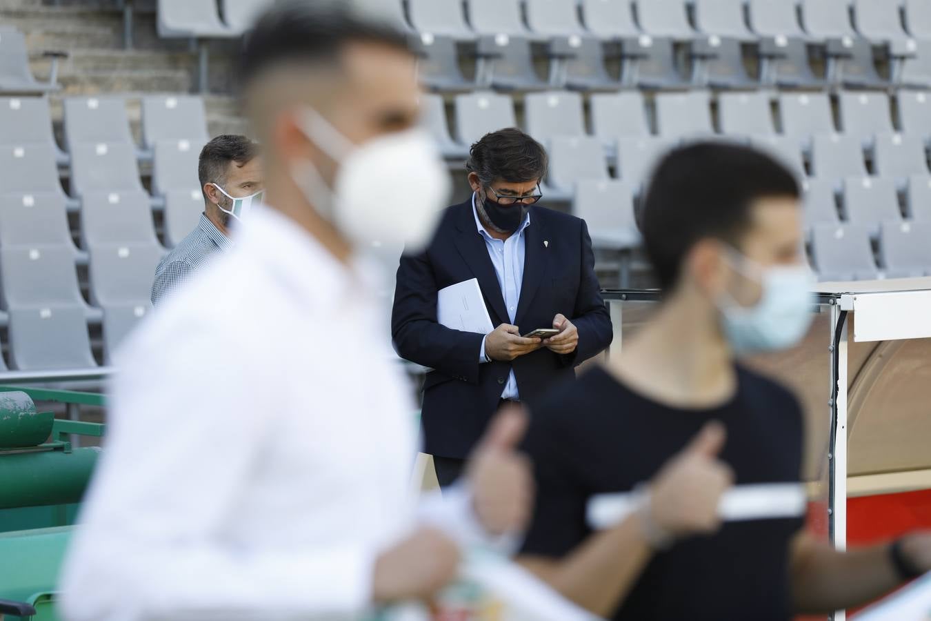 La presentación de Oyarzun y Salido en el Córdoba CF, en imágenes