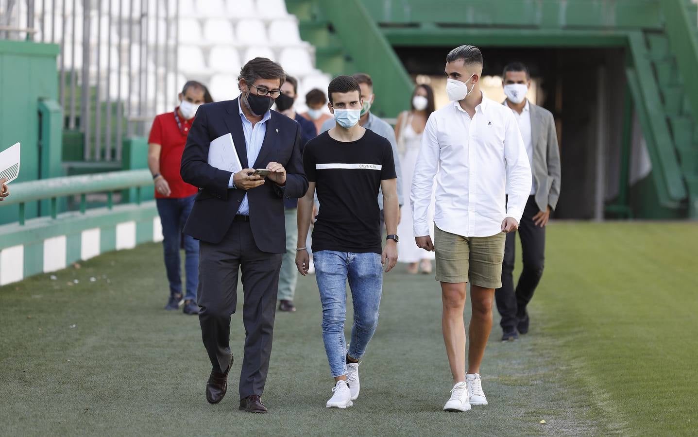 La presentación de Oyarzun y Salido en el Córdoba CF, en imágenes