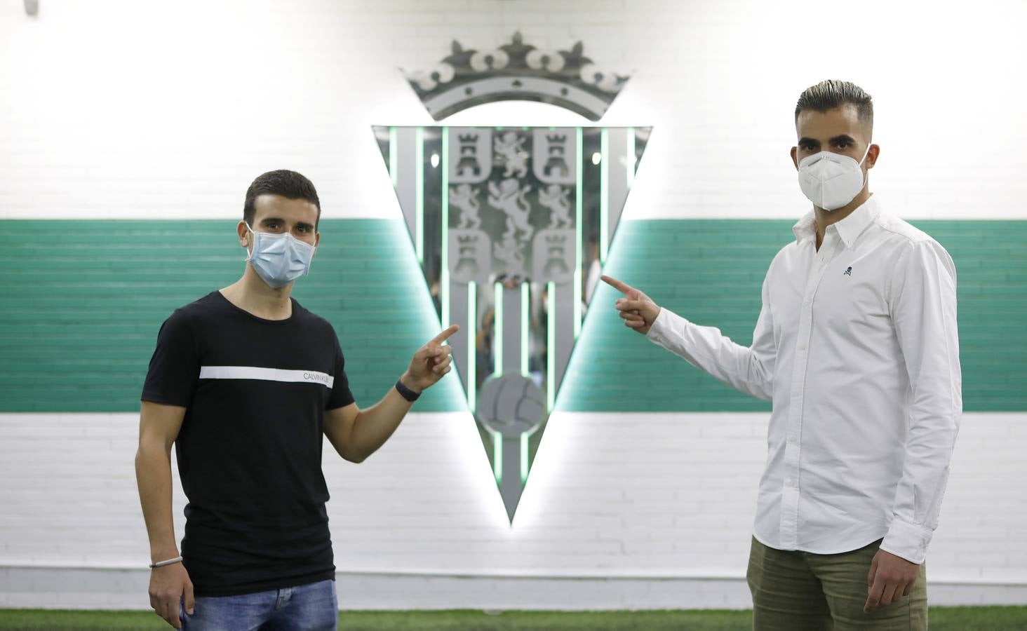 La presentación de Oyarzun y Salido en el Córdoba CF, en imágenes