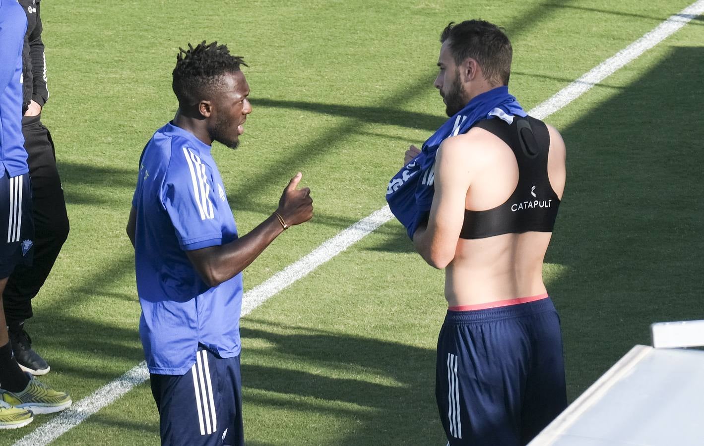 Fotos: Las nuevas caras del Cádiz CF de Primera en entrenamiento