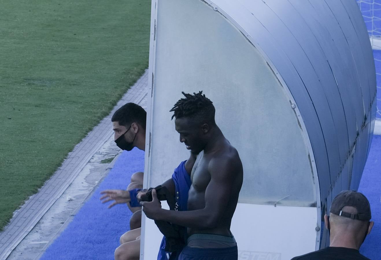 Fotos: Las nuevas caras del Cádiz CF de Primera en entrenamiento