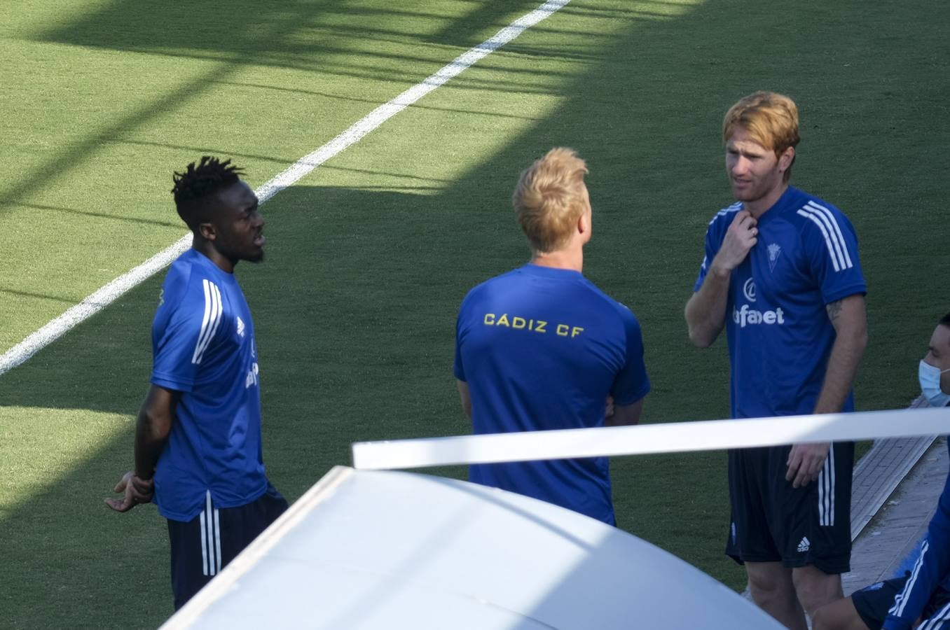 Fotos: Las nuevas caras del Cádiz CF de Primera en entrenamiento