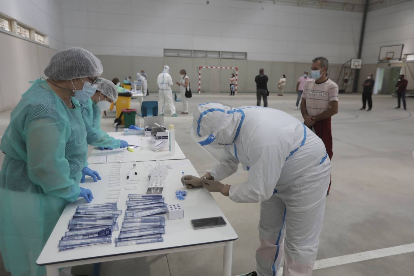 Fotos: las imágenes de los test masivos en Bornos