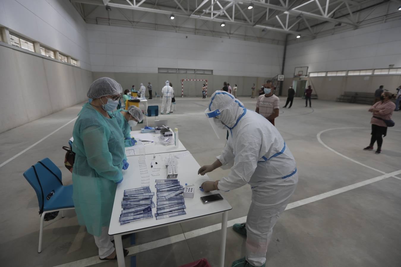 Fotos: las imágenes de los test masivos en Bornos