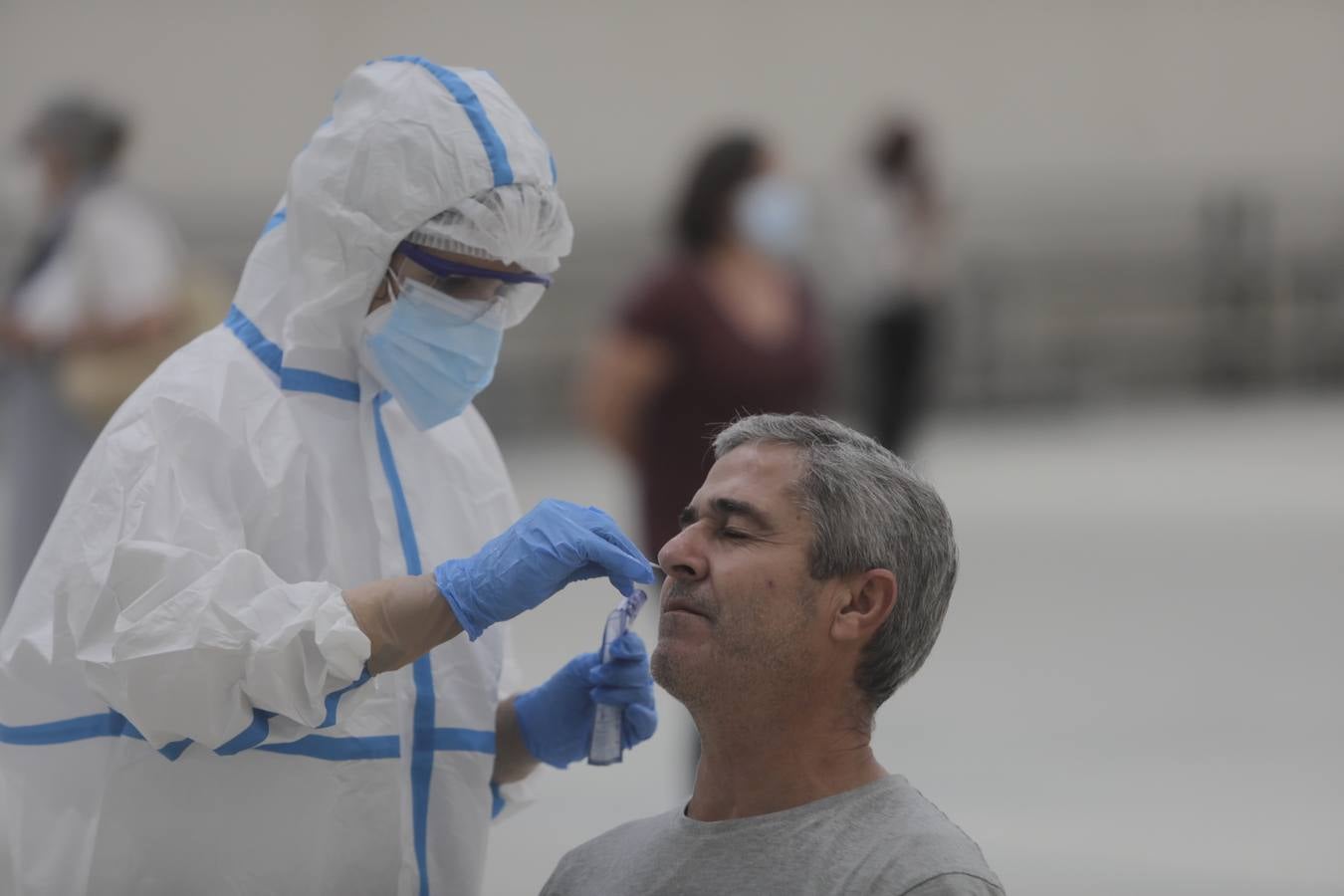 Fotos: las imágenes de los test masivos en Bornos