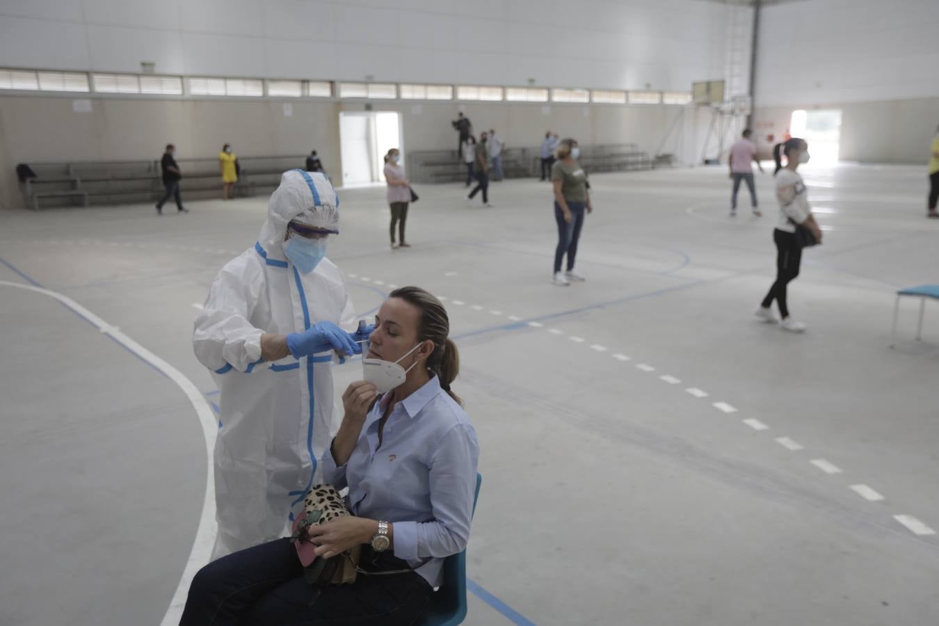 Fotos: las imágenes de los test masivos en Bornos