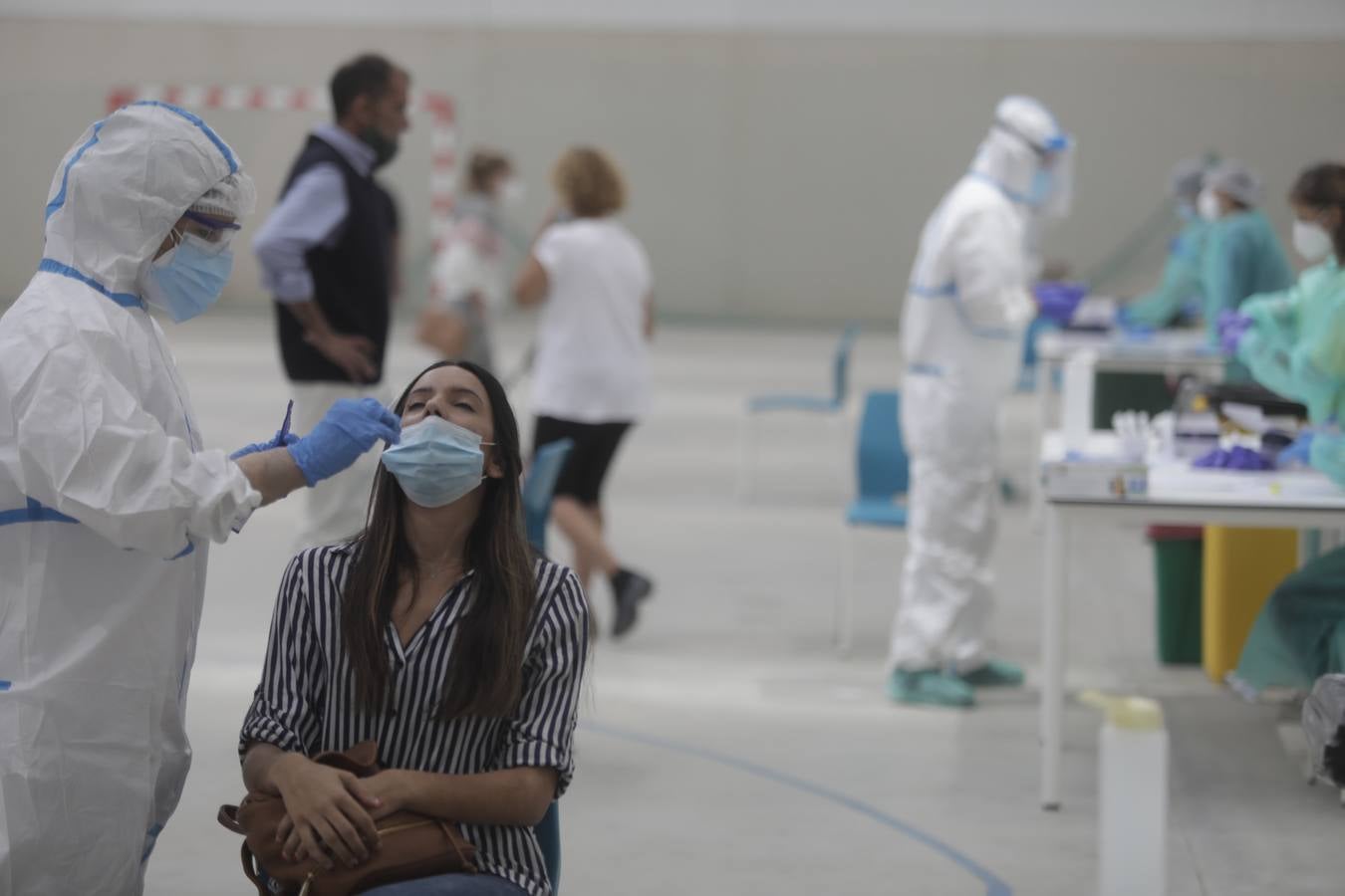 Fotos: las imágenes de los test masivos en Bornos