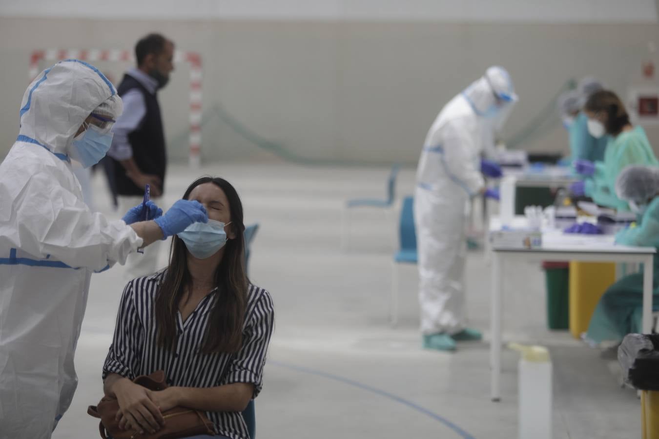 Fotos: las imágenes de los test masivos en Bornos