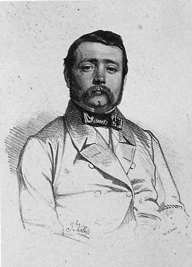 Retrato de Rodrigo González-Alegre Álvarez en 1854. José Vallejo. 