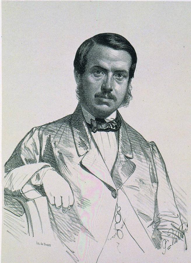 Retrato de Antonio Cánovas del Castillo, autor del Manifiesto de Manzanares. José Vallejo (185. 