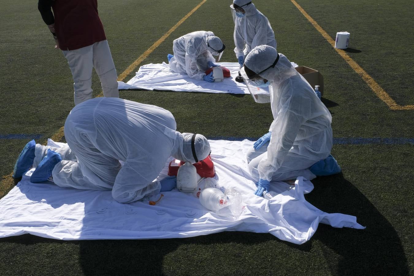 Fotos: el trabajo de los sanitarios en tiempos de pandemia