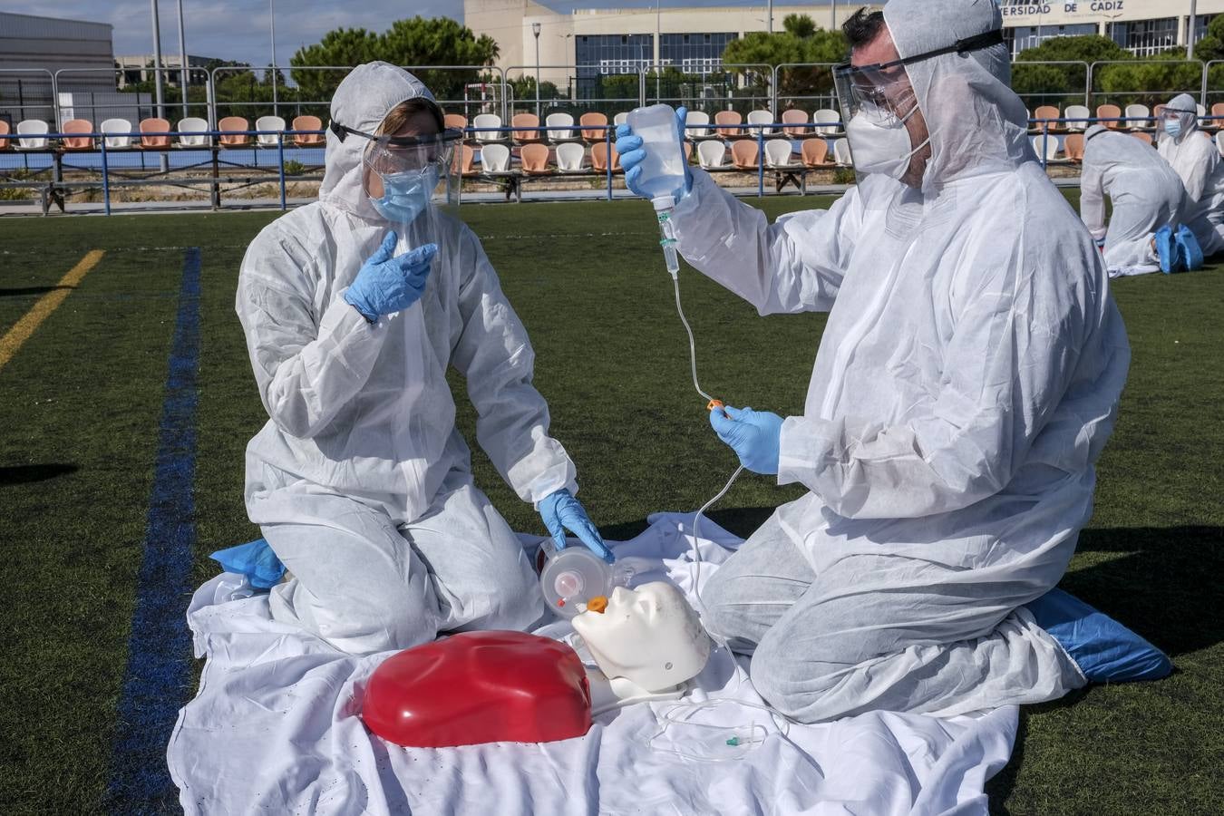 Fotos: el trabajo de los sanitarios en tiempos de pandemia