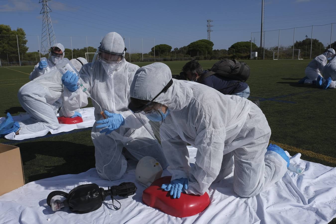 Fotos: el trabajo de los sanitarios en tiempos de pandemia